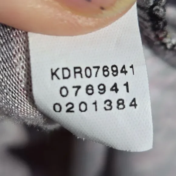 J Jill Red Black Floral Dress Women Small Long Sleeve Knee Length Soft Knit - Picture 8 of 8